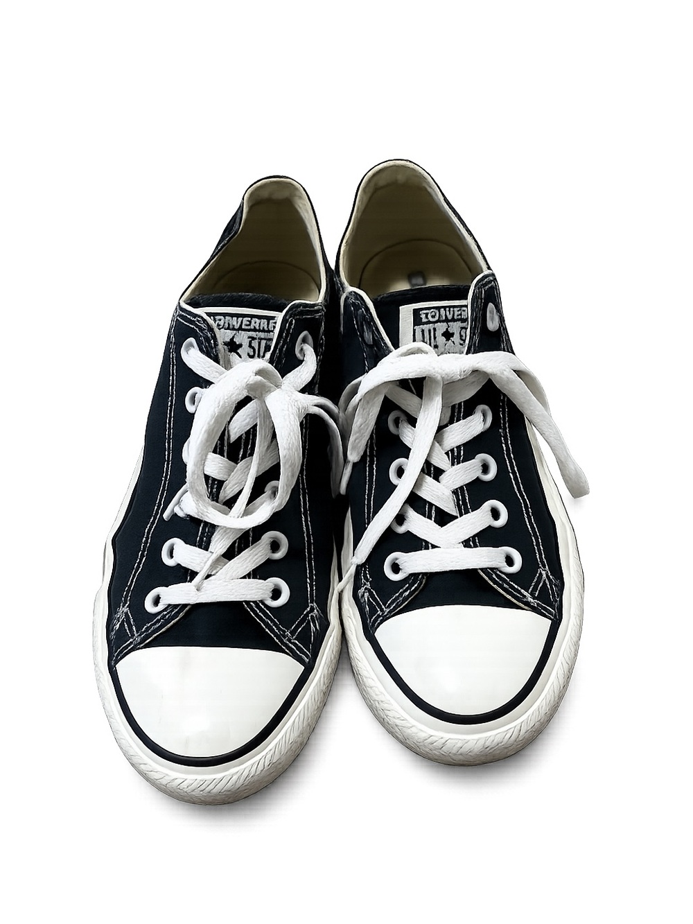 Converse Chuck Taylor All Star Low Black Canvas Sneakers Men’s 6 Women’s 8